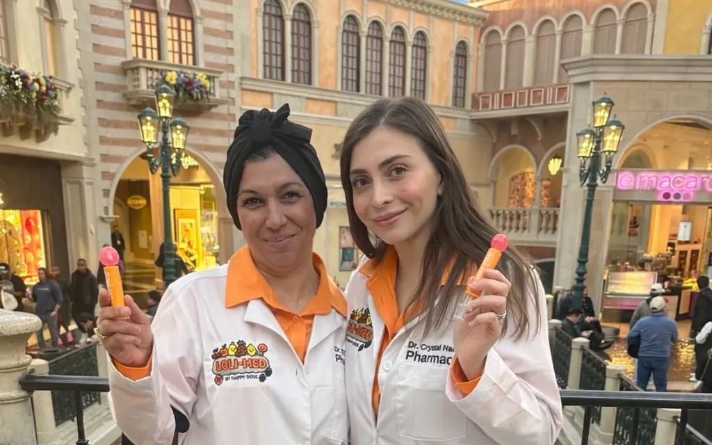 Loli-Med founders at ABC Kids Expo in Las Vegas